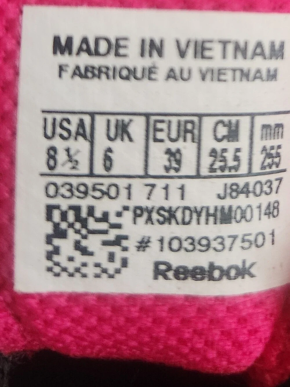 Reebok Fuel Foam Gray/Pink Womens Size 8.5 Running Shoes